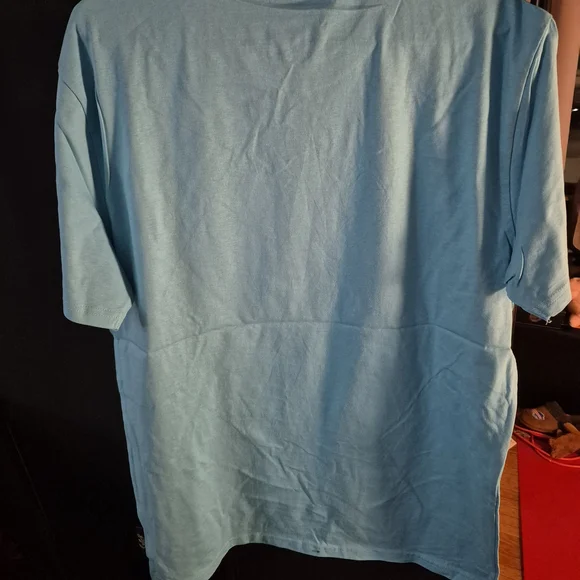 Blue Graphic T-Shirt for Men - Picture 3 of 3